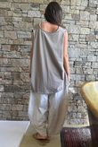 Oscar Drape Trapeze Tank Mocha